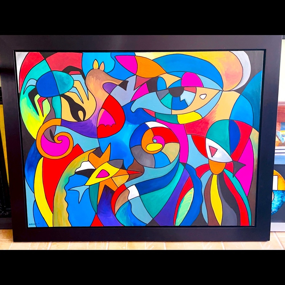 Original paint 36”x48” G. Serra